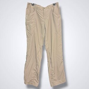 Mountain Hard wear Pants Men's 33 X 30 Solid Beige Cargos Hiking Outdoor